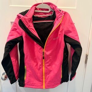 Women’s Heated Jacket Pink Black Size Large No Battery
